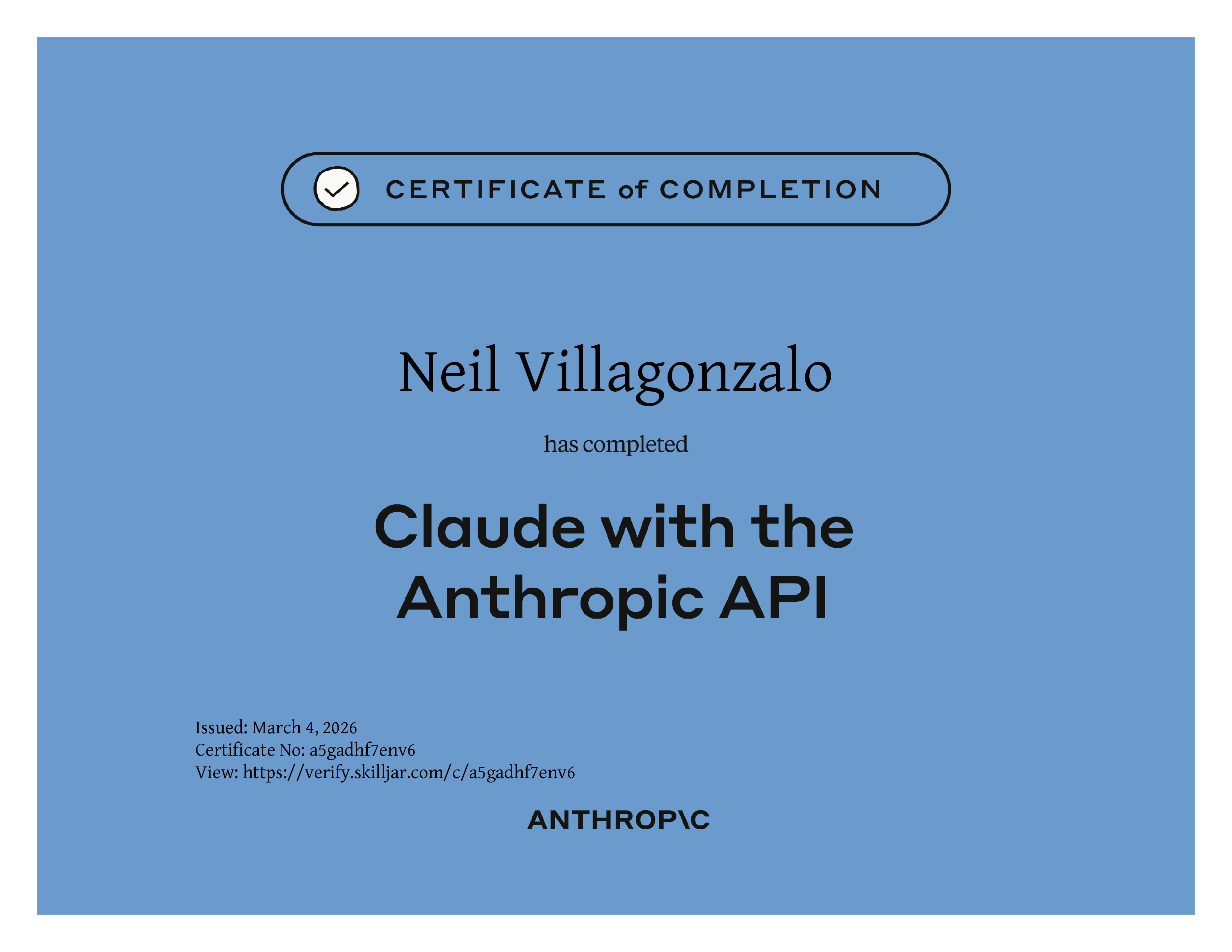 Building with the Claude API Certification